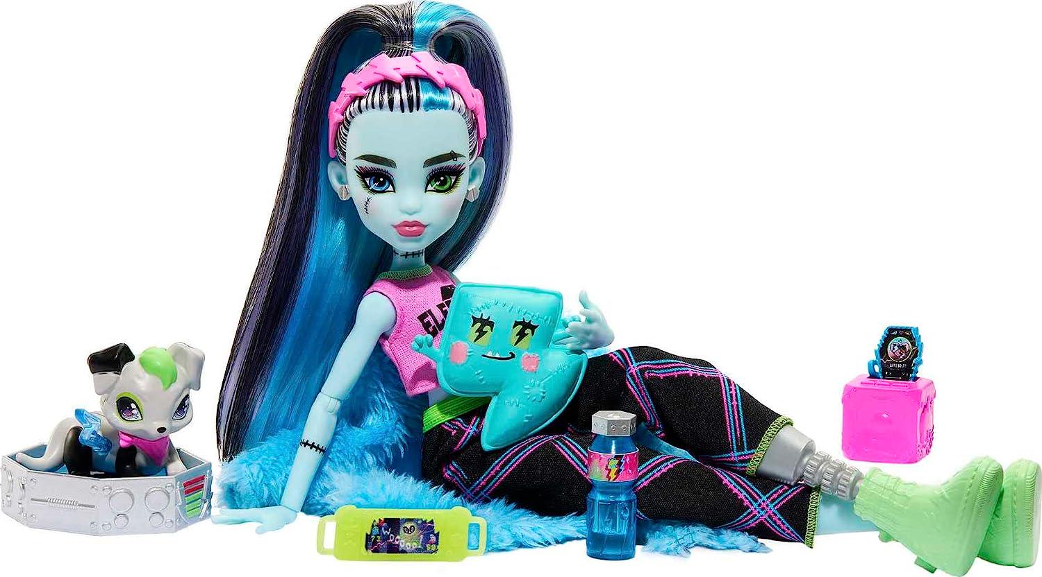 Лялька Mattel Monster High Frankie Stein Creepover Party Set (13077942) - фото 5