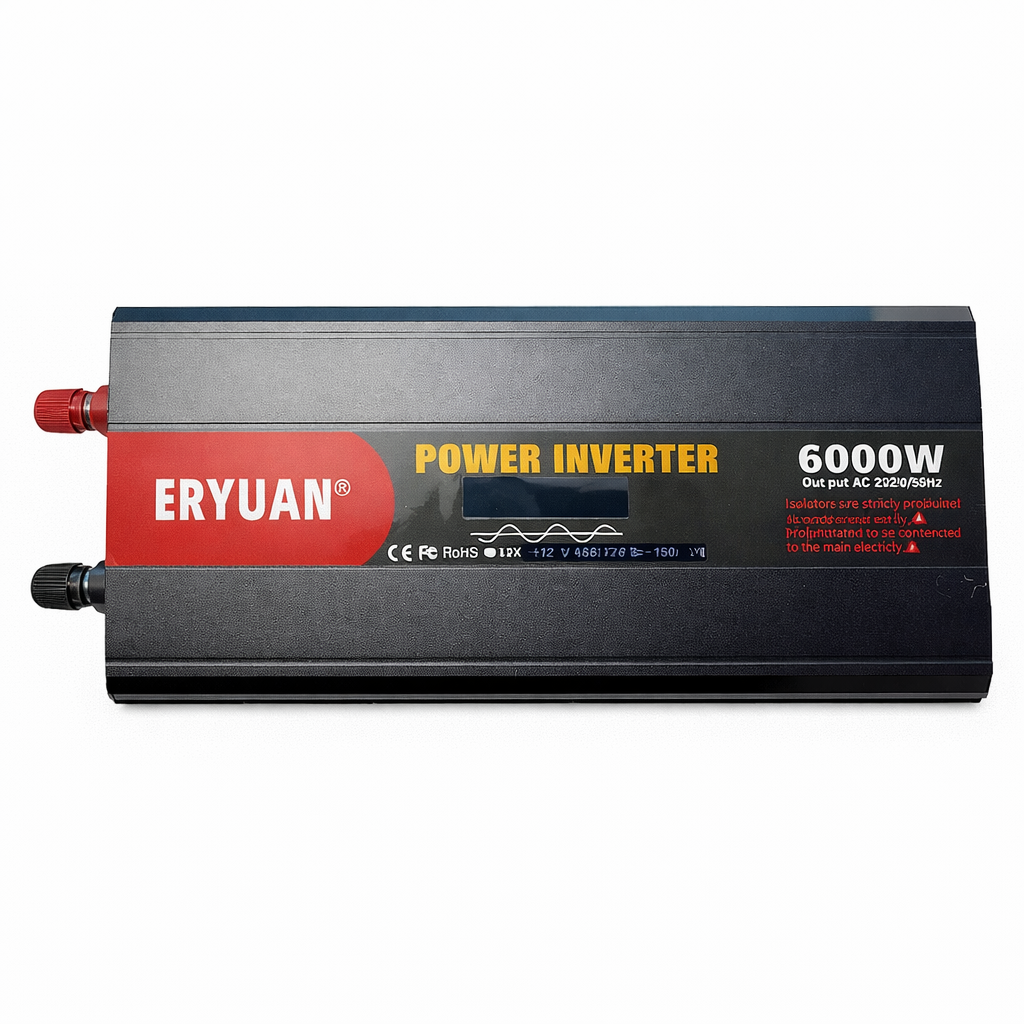 Инвертор ERYUAN MX 6000 Вт 12-220V с LCD дисплеем