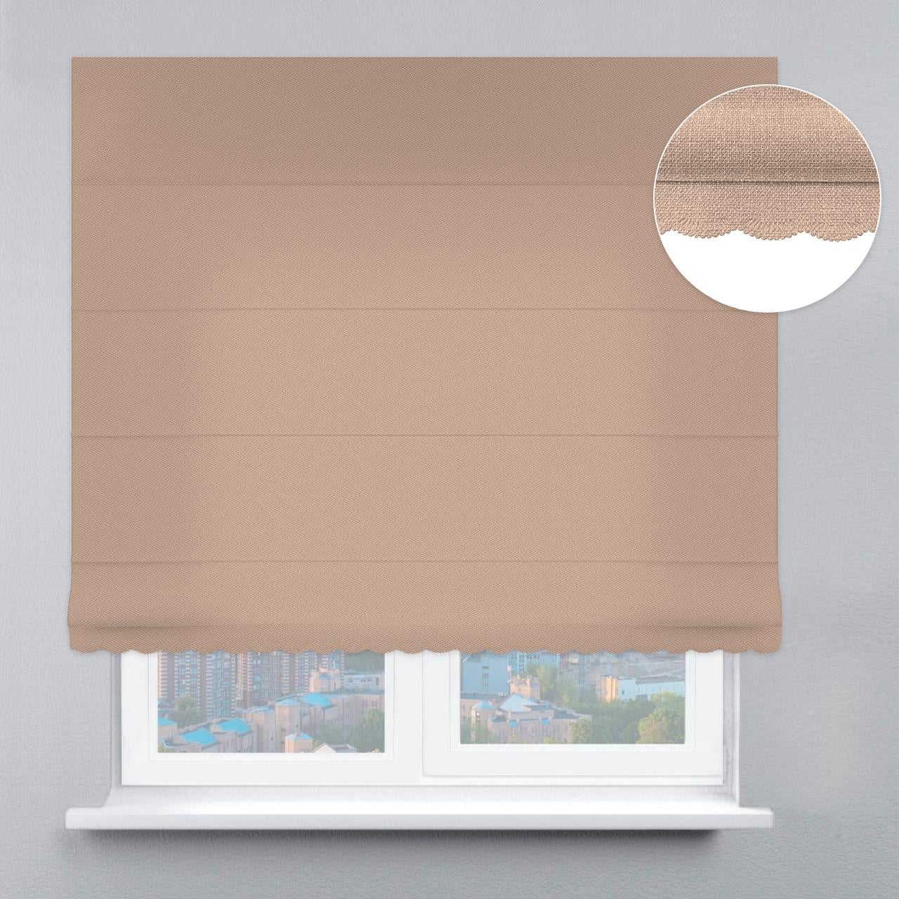 Римская штора блэкаут перфект с ажуром 270х170 см Бежевый