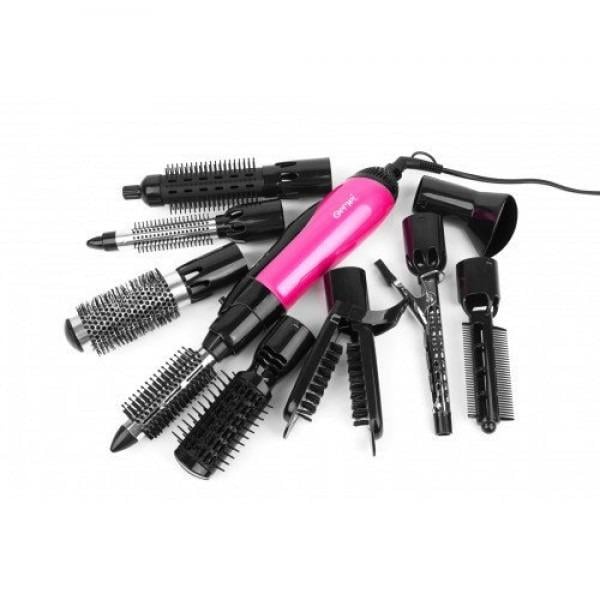 Фен щетка 10в1 Gemei для укладки волос с ионизацией
