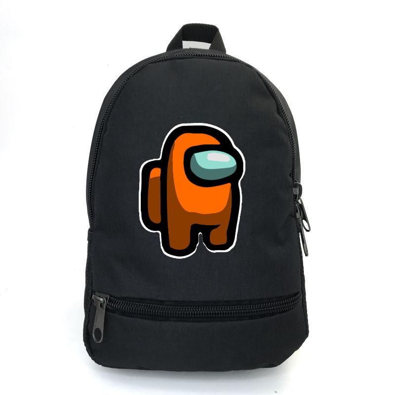 Школьный рюкзак BIG School Bag с принтом Among Us-06 43х30х17 см 22 л Черный (2314375286)