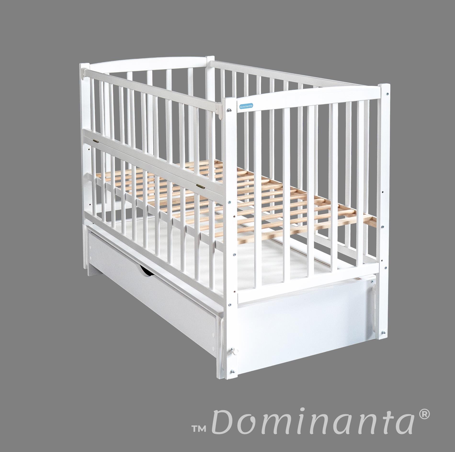 Детская кроватка Домінанта Комфорт с ящиком Белый - фото 8
