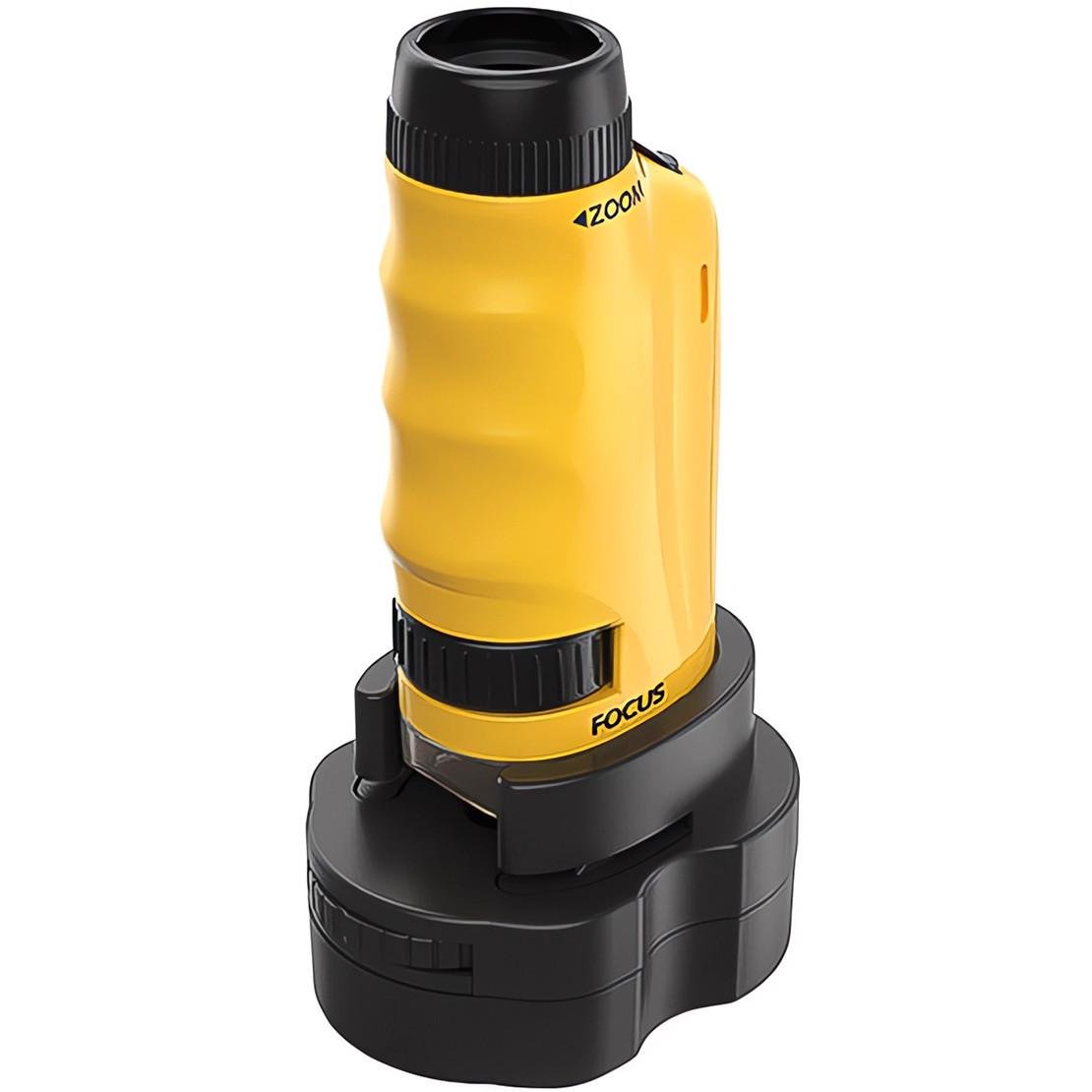 Микроскоп детский мини OEM 2020A-1 со 120х увеличением Желтый - фото 2