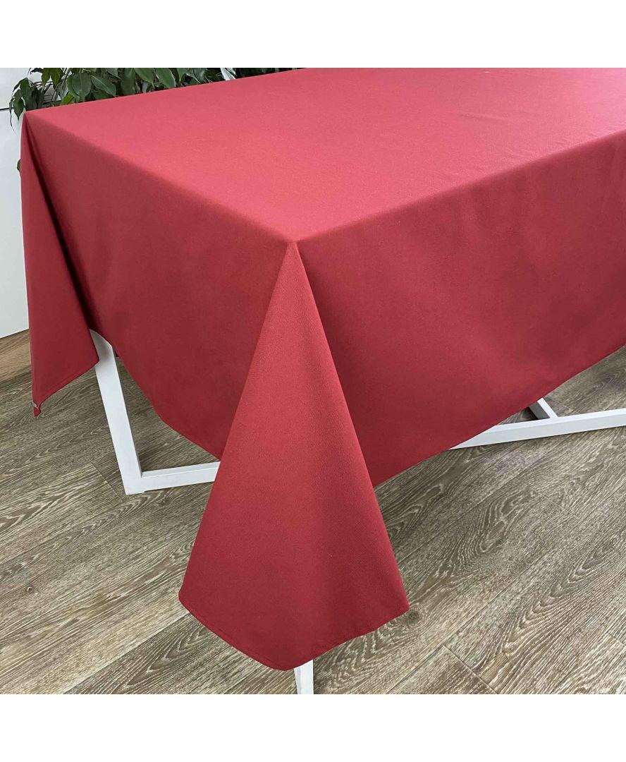 Скатерть 220x145 Бордовый