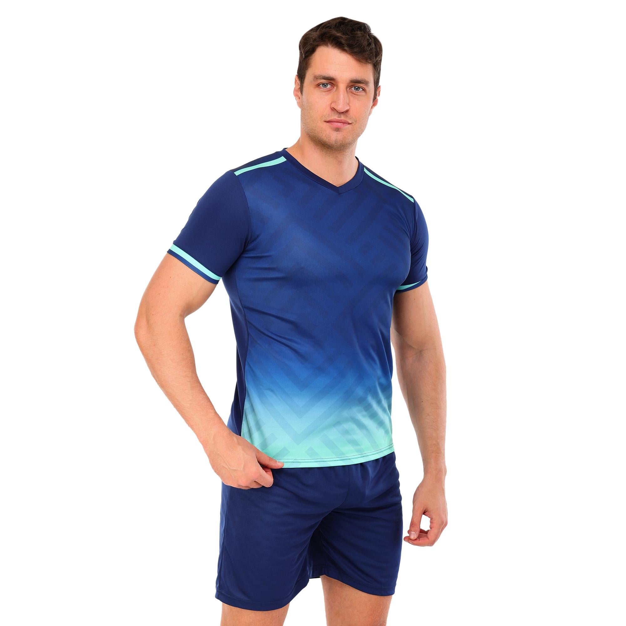 Форма футбольная комплект Lingo D8853 футболка/шорты полиэстер XS Темно-синий (D8853_Темно-синий_XS)