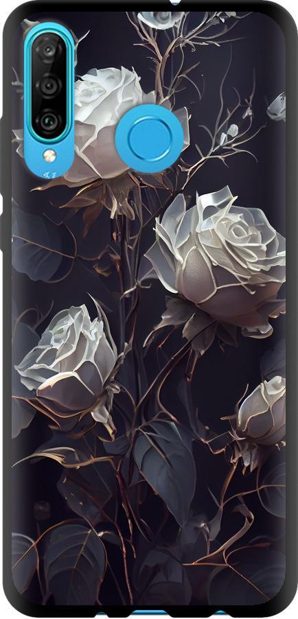 Чехол на Huawei P30 Lite Розы 2 (5550b-1651-42517)