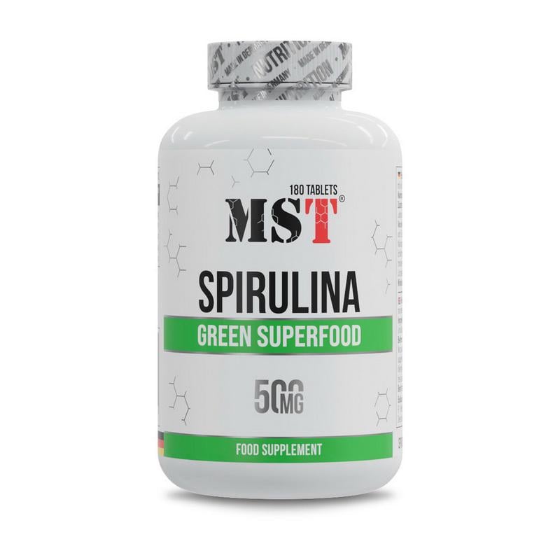 Спіруліна MST Spirulina 500 mg 180 табл.