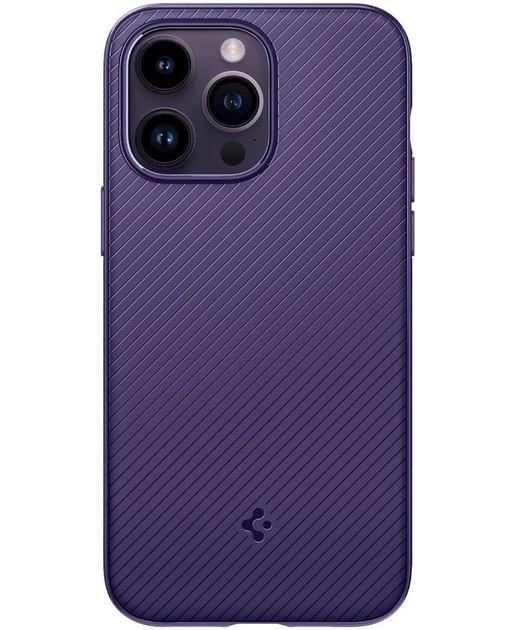 Чехол накладка для телефона Spigen Mag Armor MagFit для Apple iPhone 14 Pro Max Фиолетовый (ACS05584)