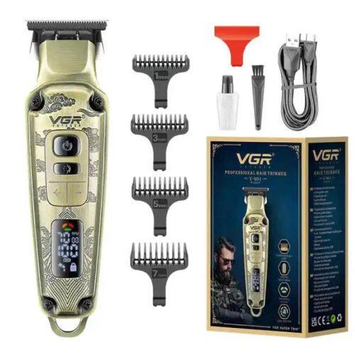 Машинка для волос VGR V-901 Professional 4 насадки LED Display (2271720429)