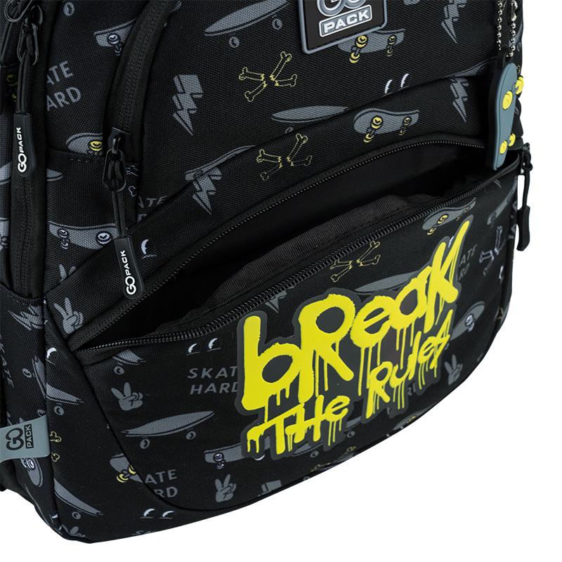 Школьный рюкзак GoPack Education GO25-175M-6 Break The Rules с анатомической спинкой (995127) - фото 11 Школьный рюкзак GoPack Education GO25-175M-6 Break The Rules с анатомической спинкой (995127) - фото 11