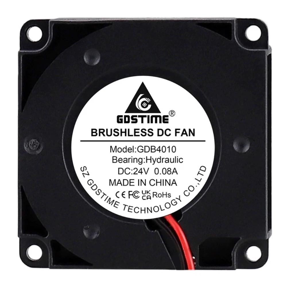 Кулер-улитка бесщеточная GDSTIME GDB4010 турбинного типа 24V 0,08А