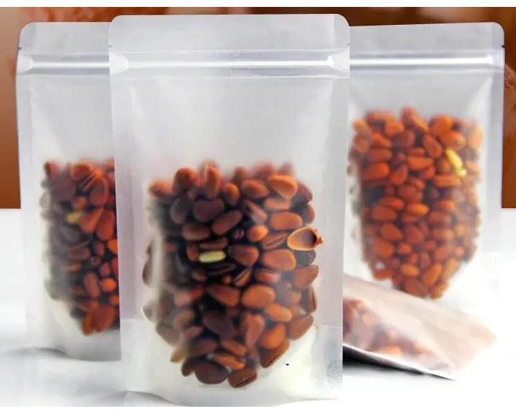 Пакет дой-пак зіп-замок 50 шт. 16,5х10,5х4 см Прозорий матовий (Е051619-50) - фото 8