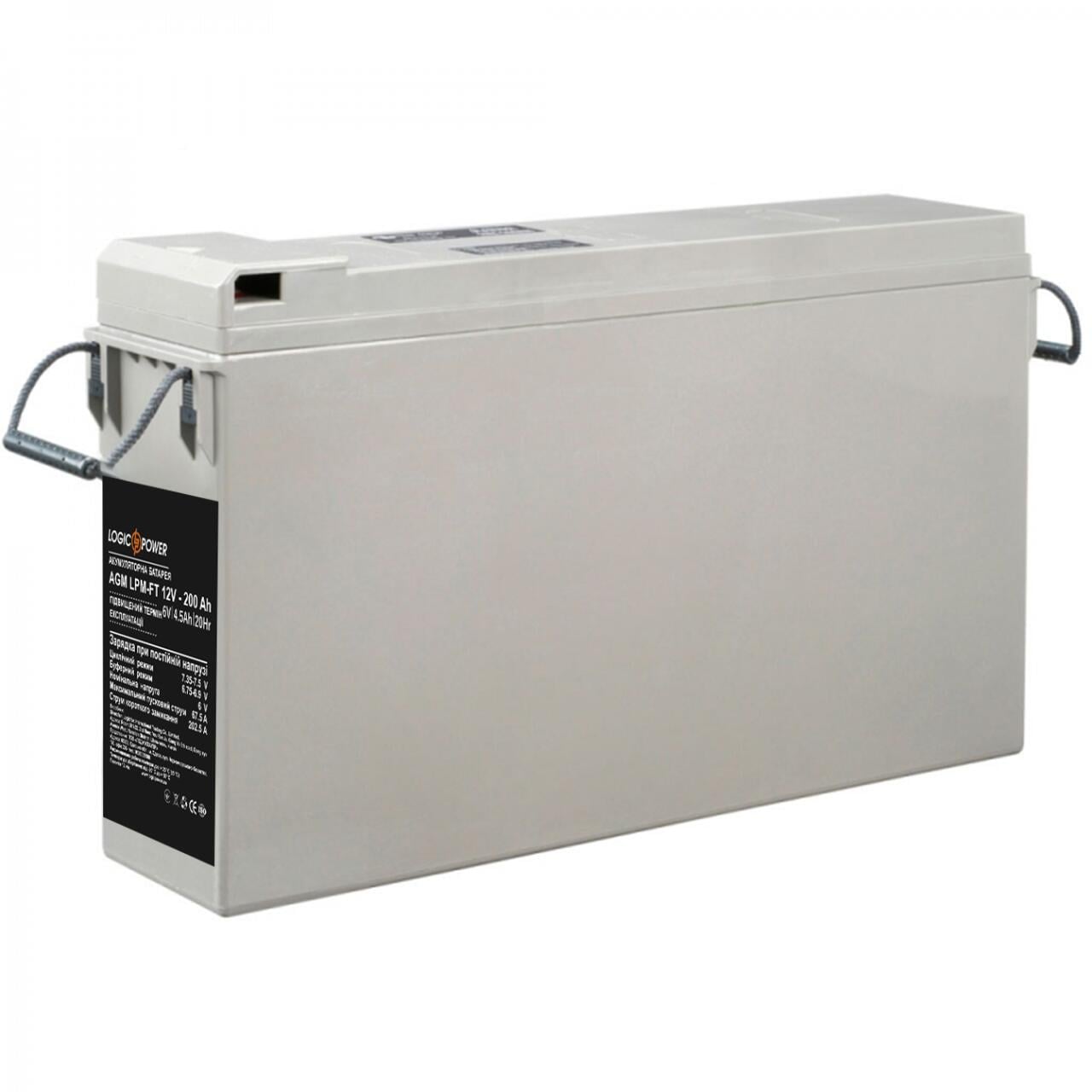 Аккумулятор фронт-терминальный LPM-FT 12V-200 Ah