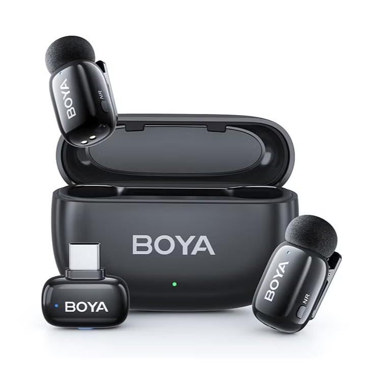 Микрофон мини Boya Mini 2-02 беспроводной Type-C двойной (3075680900) Микрофон мини Boya Mini 2-02 беспроводной Type-C двойной (3075680900)