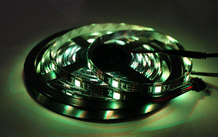 Світлодіодна стрічка Music RGB 5050 герметична контролер з мікрофоном 8 кольорів 5 м (8572751) - фото 10