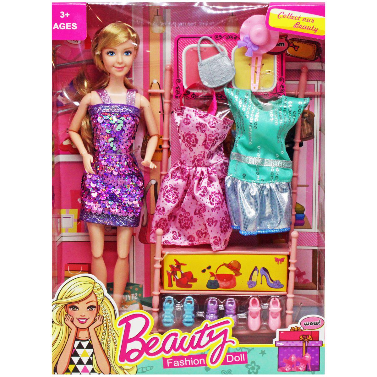 Кукла с гардеробом Fashion doll вид 1 (231526)