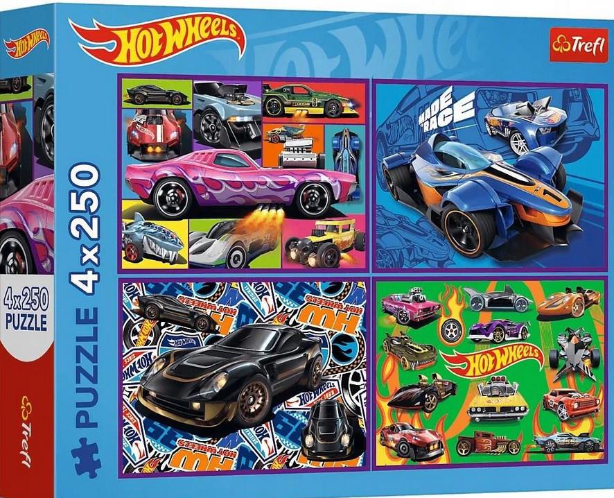 Пазл Trefl Гоночные автомобили 4х250 эл.