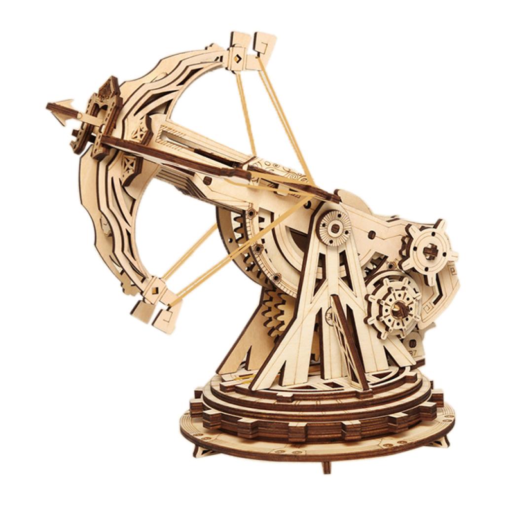 Конструктор деревянный 3D Robotime KW401 Арбалет детский (1378420)