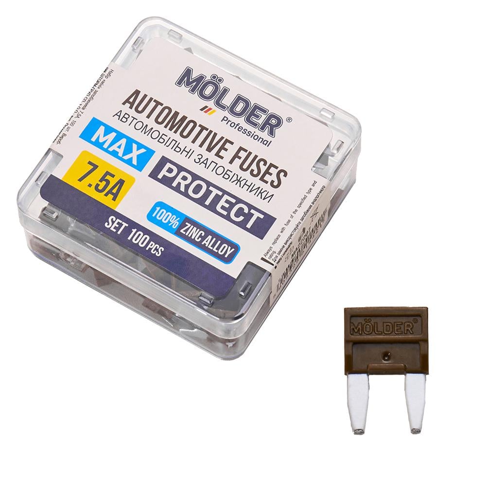 Набор предохранителей Molder "мини" 7,5А, 100шт