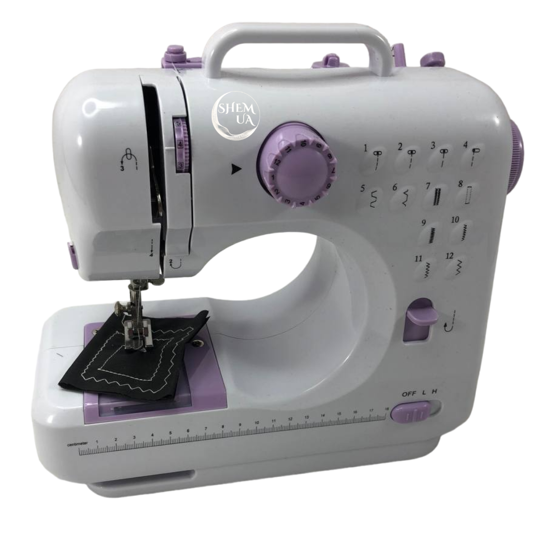 Швейна машинка електрична Sewing Machine 505 портативна 12 програм Білий (WLSM 505) - фото 10