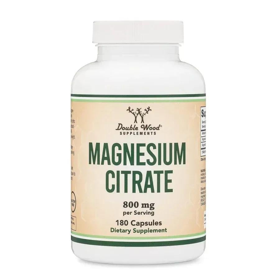 Магній цитрат Double Wood Magnesium Citrate 400 мг 180 капсул (3043425311)