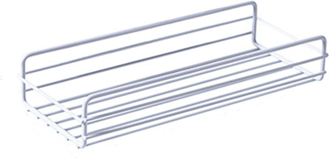 Полиця підвісна металева самоклеюча Білий (Е051479)