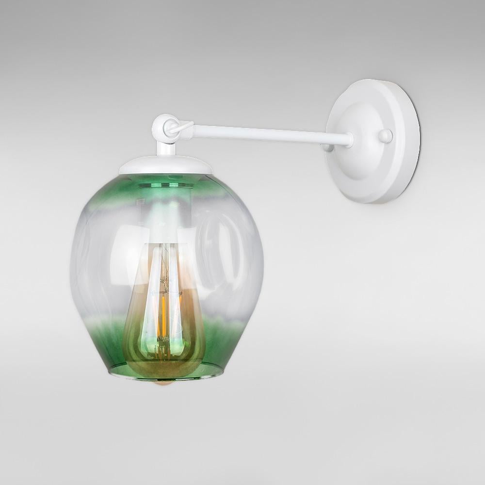 Светильник/бра настенный Light House LS-18142F-1 WH/GR Белый/Зеленый