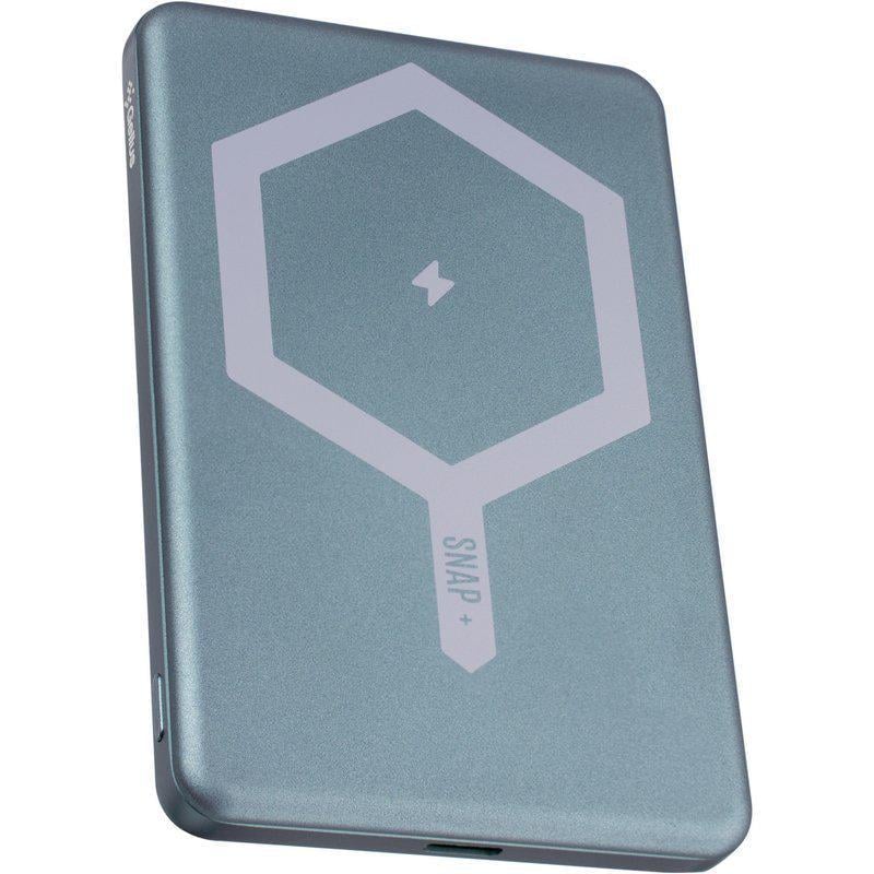 Повербанк с беспроводной зарядкой Gelius Snap+ Magnetic Wireless Charge GP-PBW100x 5000mAh (15W wireless/20W QC/PD)
