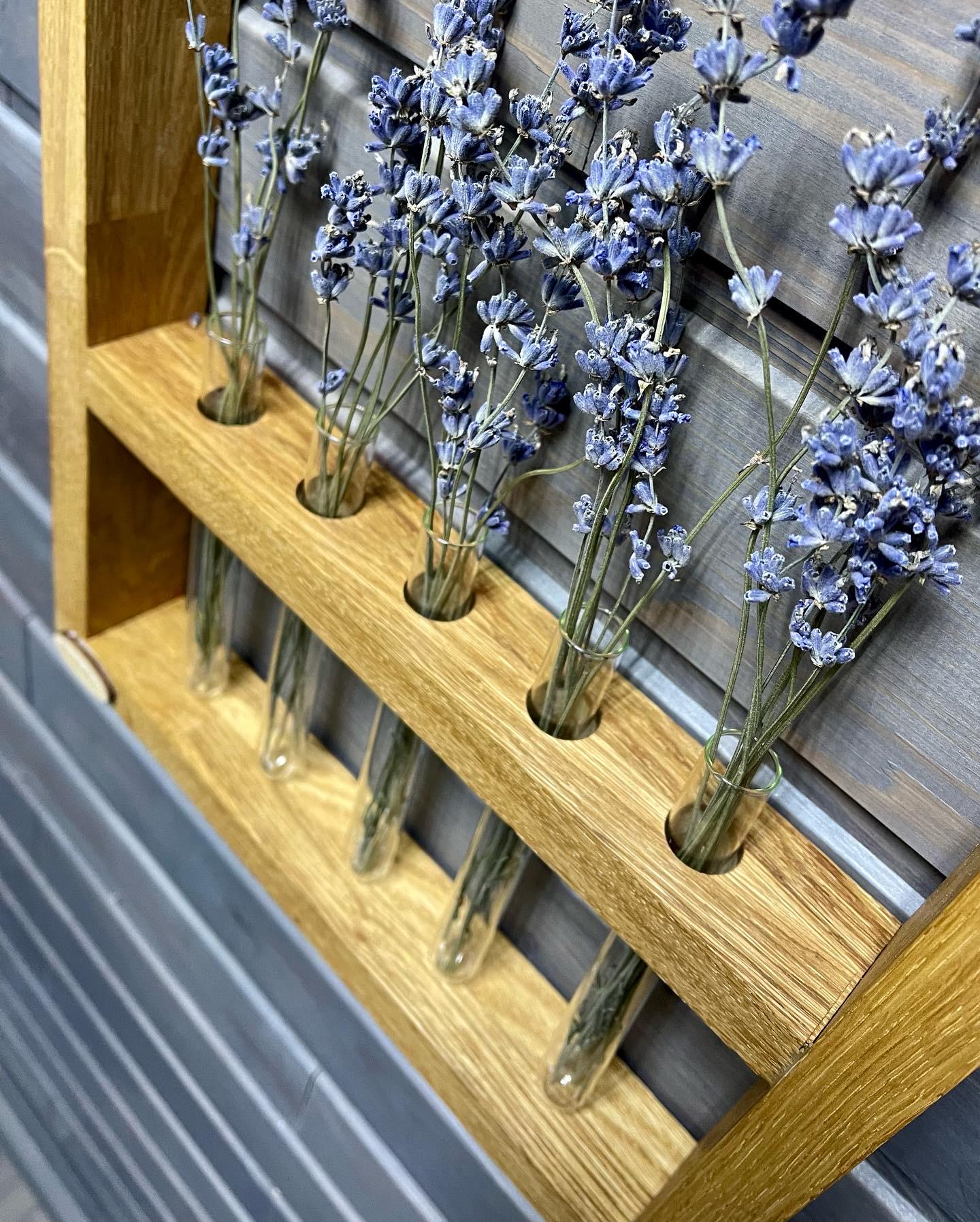 Рамка дубовая с колбами для цветов 29х40 (228) - фото 2 Рамка дубовая с колбами для цветов 29х40 (228) - фото 2