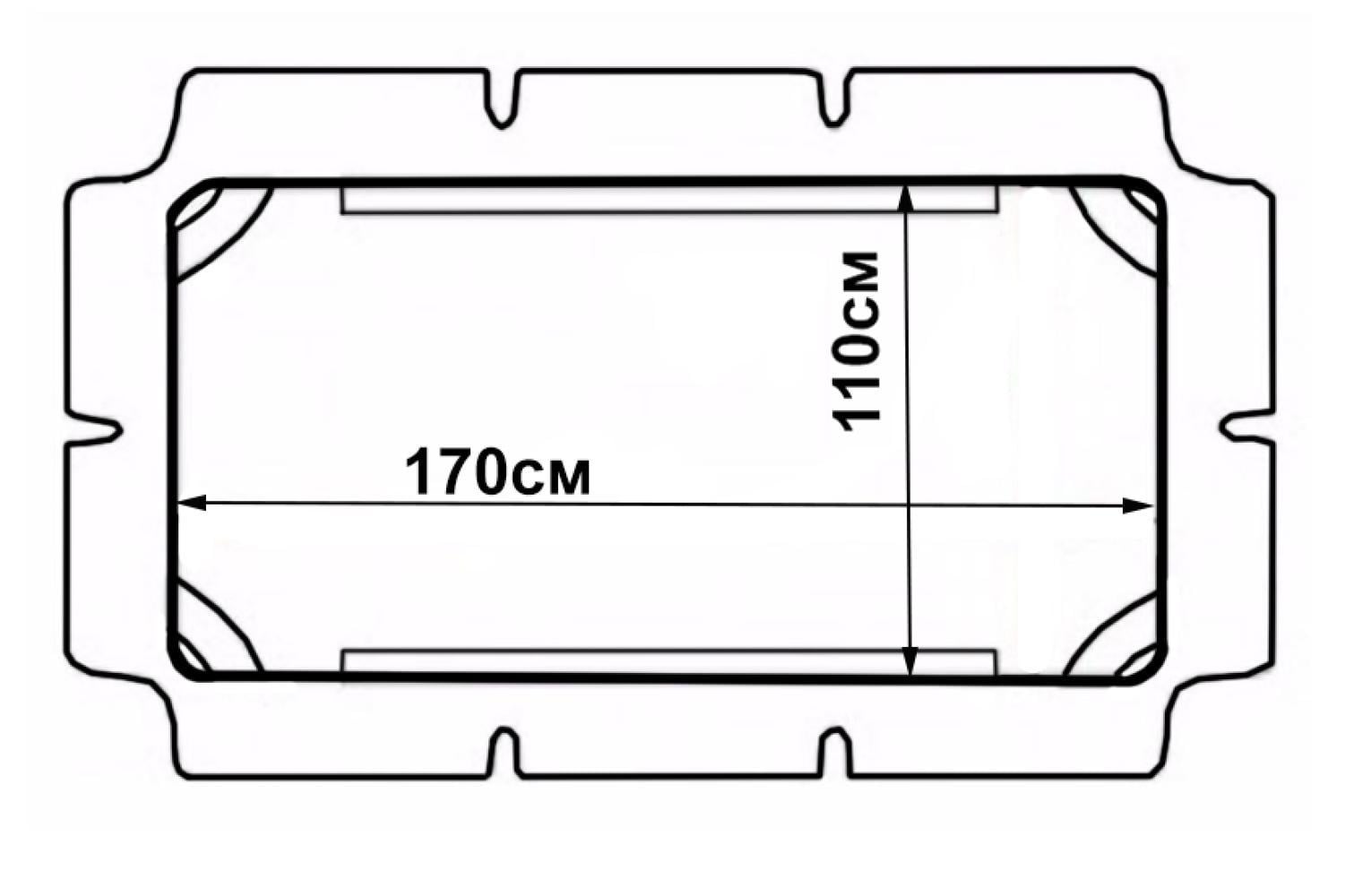 Козирок для садової гойдалки Bonro з поліестеру 170x110 см Зелений (132-76-80000020) - фото 3 Козирок для садової гойдалки Bonro з поліестеру 170x110 см Зелений (132-76-80000020) - фото 3