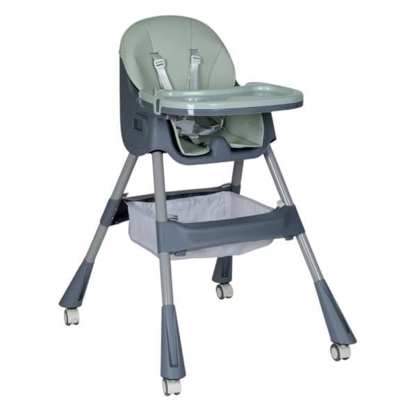 Стульчик для кормления Bambi складной экокожа Mint (M 5722)