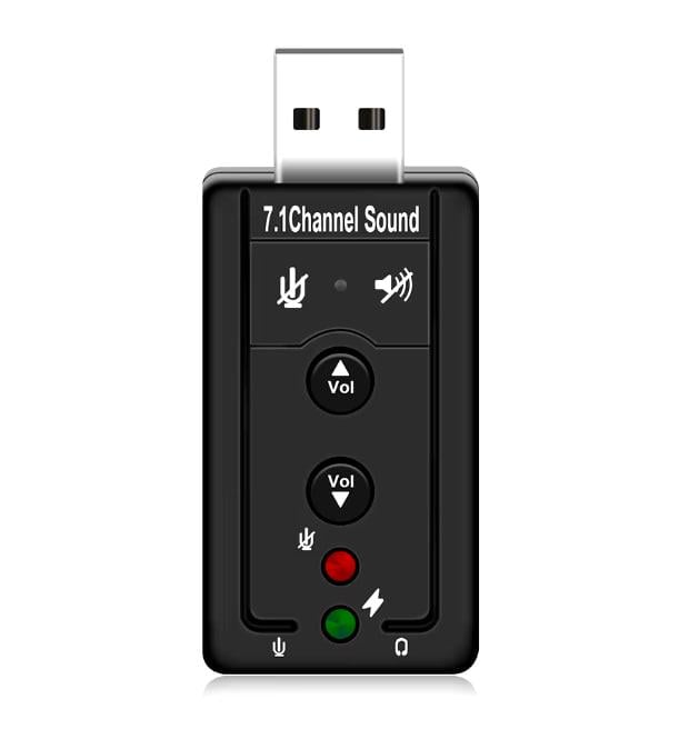 Зовнішня аудіо карта USB 7.1 USB Sound Adapter 7.1 - фото 2