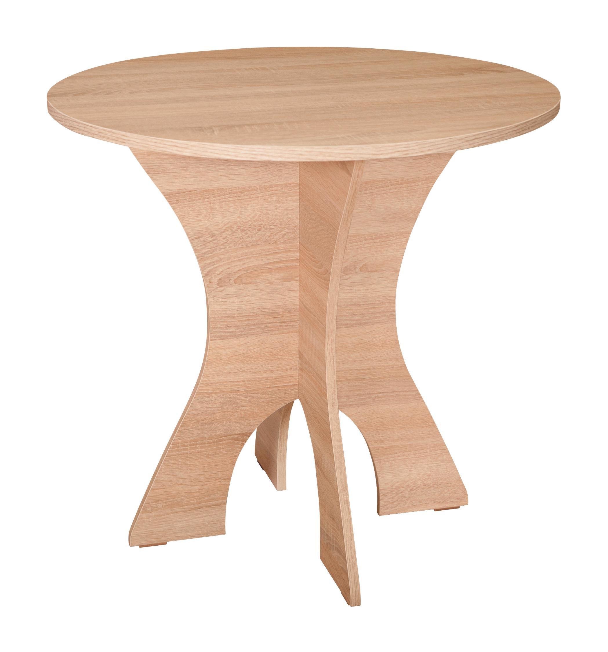 Стол кухонный круглый МАКСИ-МЕбель Light 900 Дуб сонома (5102518)