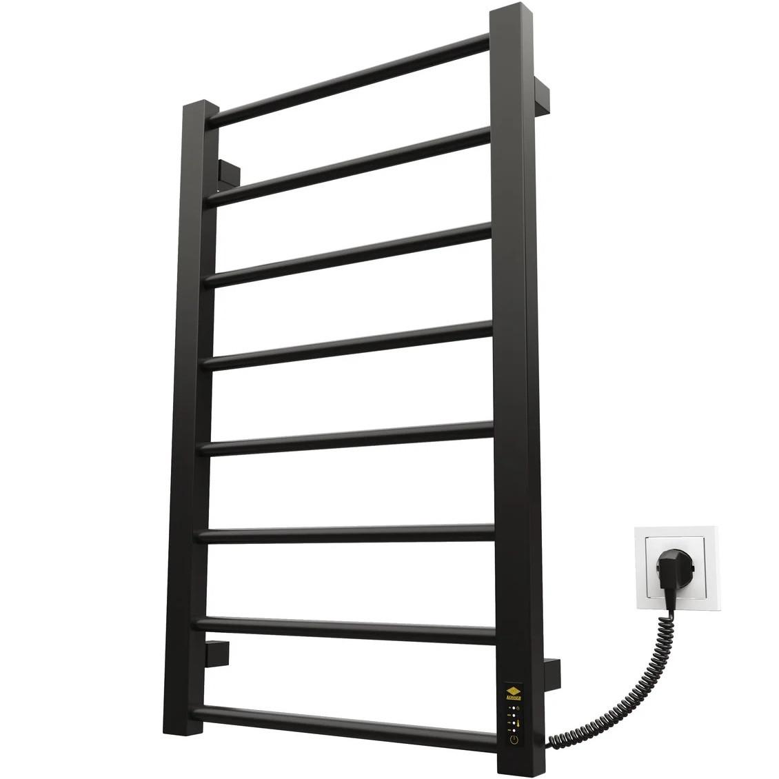 Рушникосушарка електрична KOSSER Лофт ER з таймером 1000х500 мм Чорний