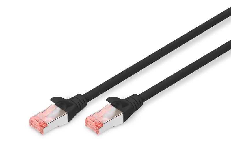 Патч-корд Digitus LSZH Cat 6 S-FTP AWG 27/7 10 м Черный (ERC-DK-1644-100/BL)
