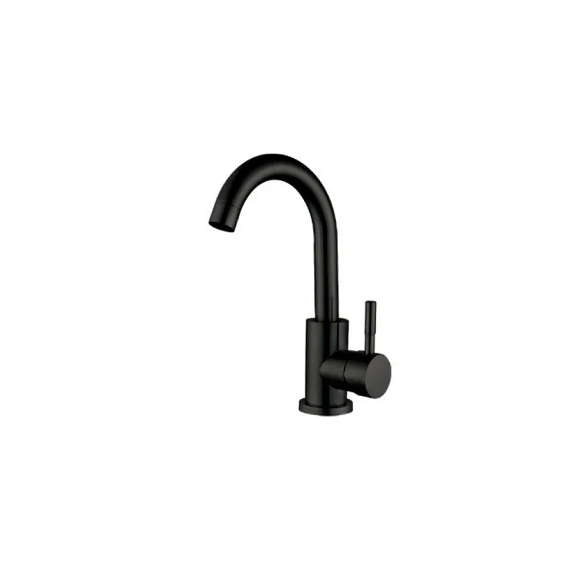 Смеситель для умывальника MIXXUS SUS-011-B Black из нержавеющей стали SUS304 (MI6045)