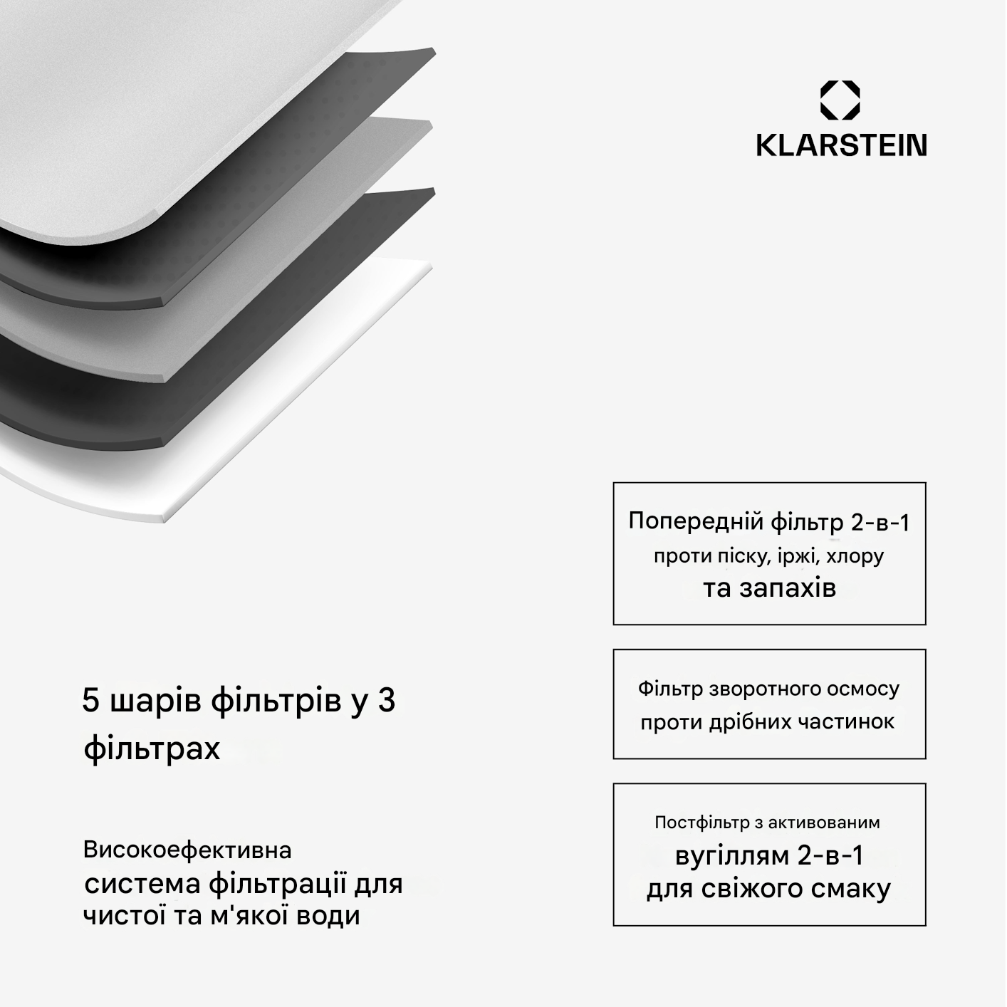 Фільтр для води Klarstein AquaFina 5-ступенева 6 л (10045499) (10045499) - фото 7 Фільтр для води Klarstein AquaFina 5-ступенева 6 л (10045499) (10045499) - фото 7