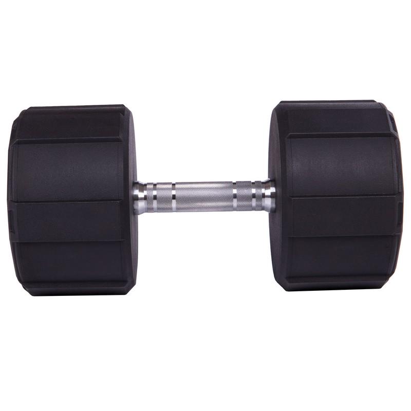Гантель цельная профессиональная Zelart LI NUO TA-3618-45 1 шт. 45 кг Черный (DR002711) - фото 2