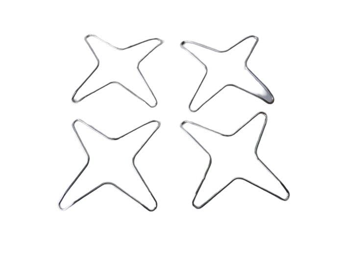 Подставка под горячее металлическая Звезда из нержавейки 4 шт. D 14 см (1099257033) Подставка под горячее металлическая Звезда из нержавейки 4 шт. D 14 см (1099257033)