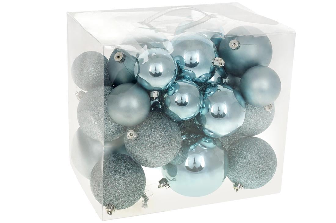 Шар новогодний BonaDi D-6/8/10 см 26 шт. (147-815)