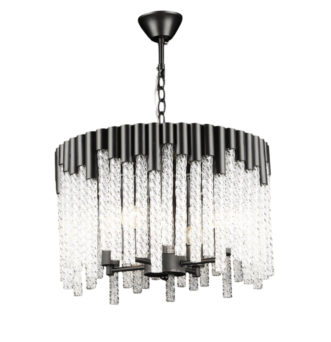 Люстра підвісна кришталева S2489/4 Чорний (S2489/4)