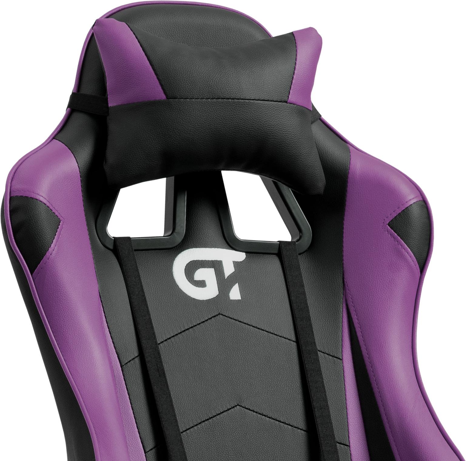 Детское кресло для письменного стола GT Racer X-5934-B Kids Black/Violet - фото 7