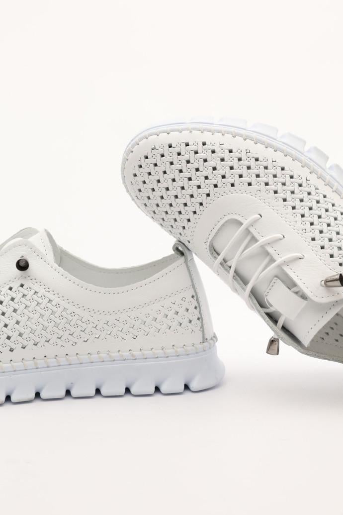 Мокасини жіночі LONZA шкіряні р. 41 Білий (194813) - фото 4 Мокасини жіночі LONZA шкіряні р. 41 Білий (194813) - фото 4