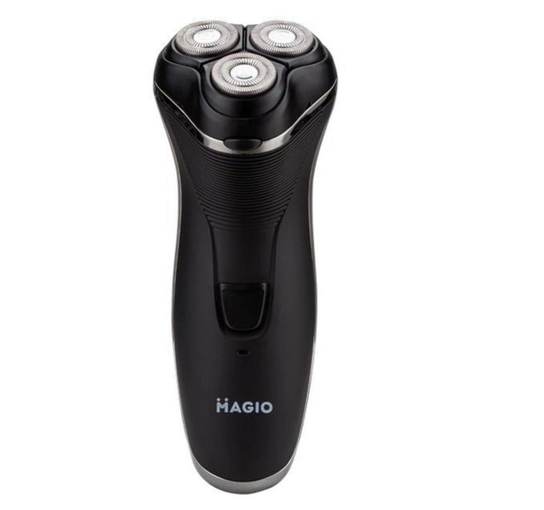 Електробритва акумуляторна MG-686 з трьома рухомими головками Чорний (GR-05614)