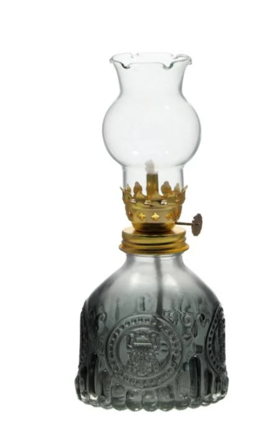 Лампа керосиновая масляная портативная 7,7х7,7х17,5 см