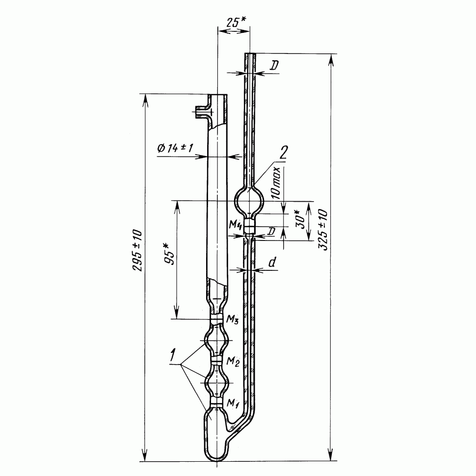 Вискозиметр ВНЖ 1,08 мм (16424) - фото 2