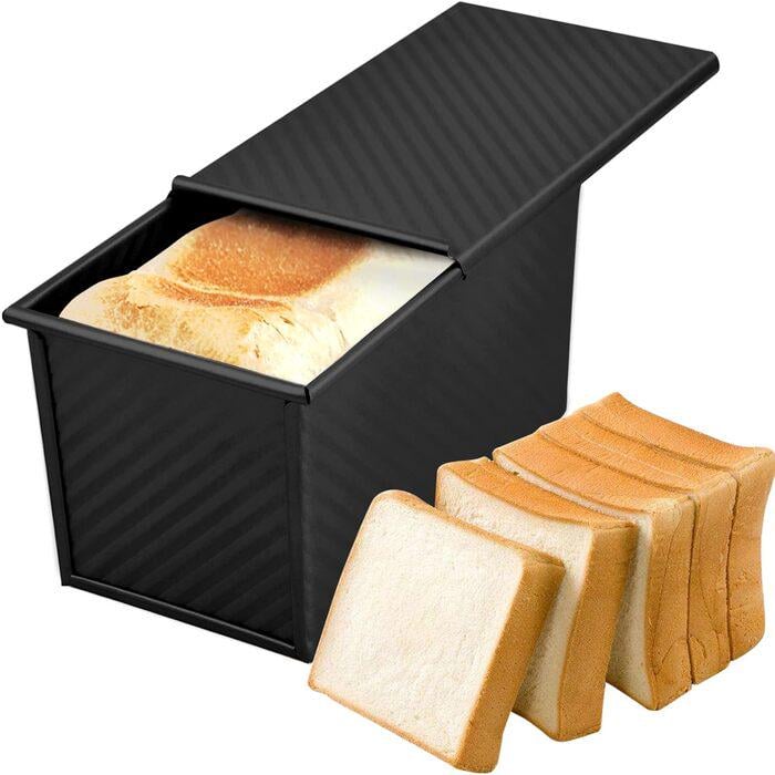 Форма для випікання тостів з кришкою 19,2x10,2x11,5 см Чорний (2675412)