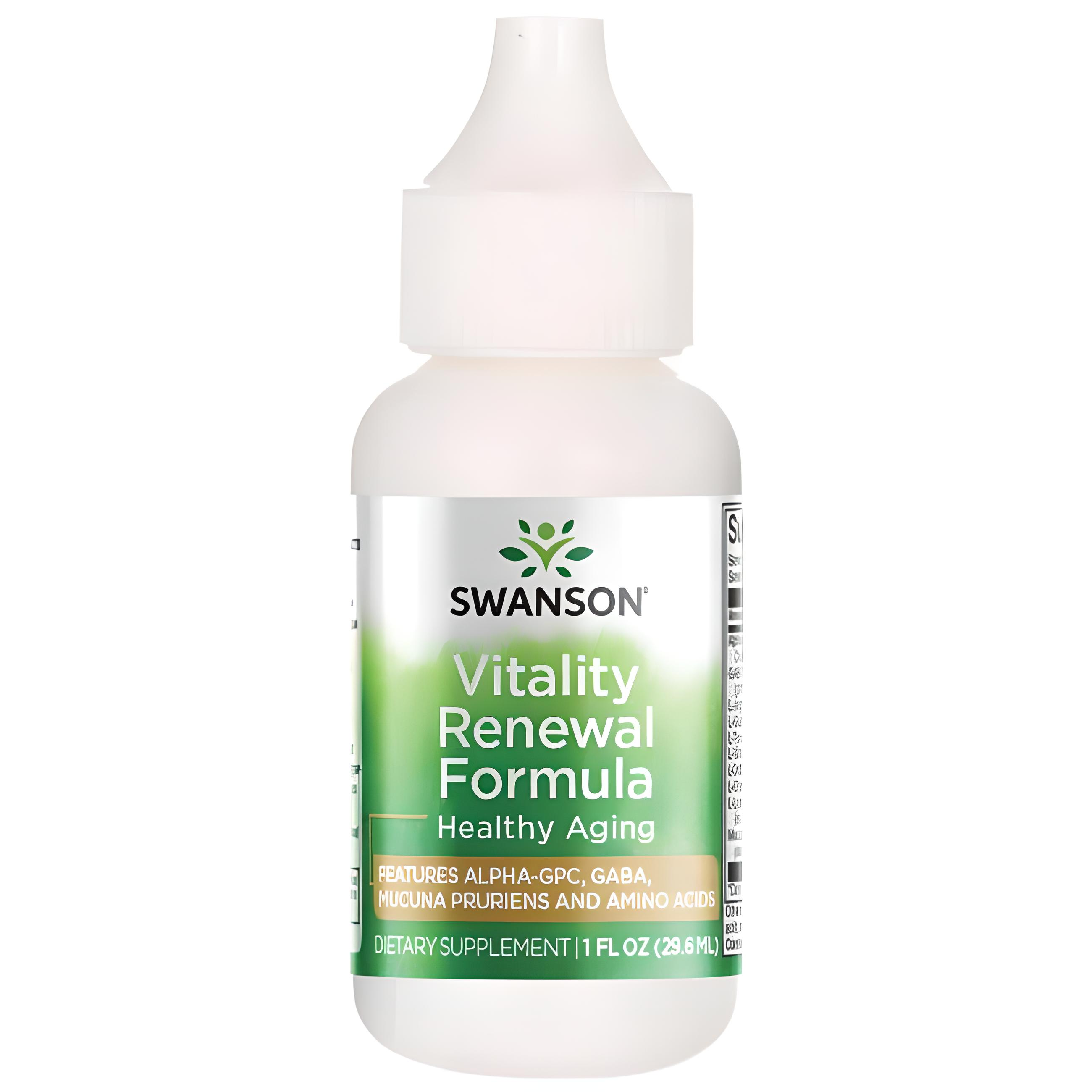 Комплекс для профилактики нервной системы Swanson Rejuv Vitality Renewal Formula Liquid 29,6 мл 60 порций