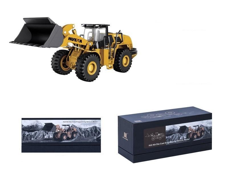 Іграшкова машинка-бульдозер Hulna 1714-2 1:50 (A1714-2) - фото 3 Іграшкова машинка-бульдозер Hulna 1714-2 1:50 (A1714-2) - фото 3