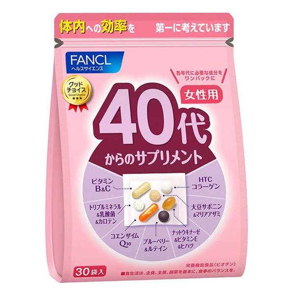 Витаминно-минеральный комплекс для женщин Fancl 40s Supplement for Women 30 packs (000024265)